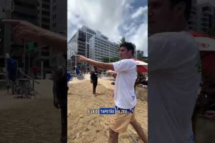 prefeito de Camaragibe @diegorcabral é craque no futvôlei !