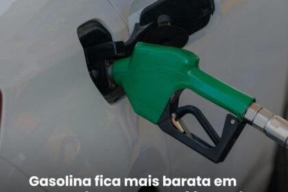 Gasolina fica mais barata em Pernambuco.