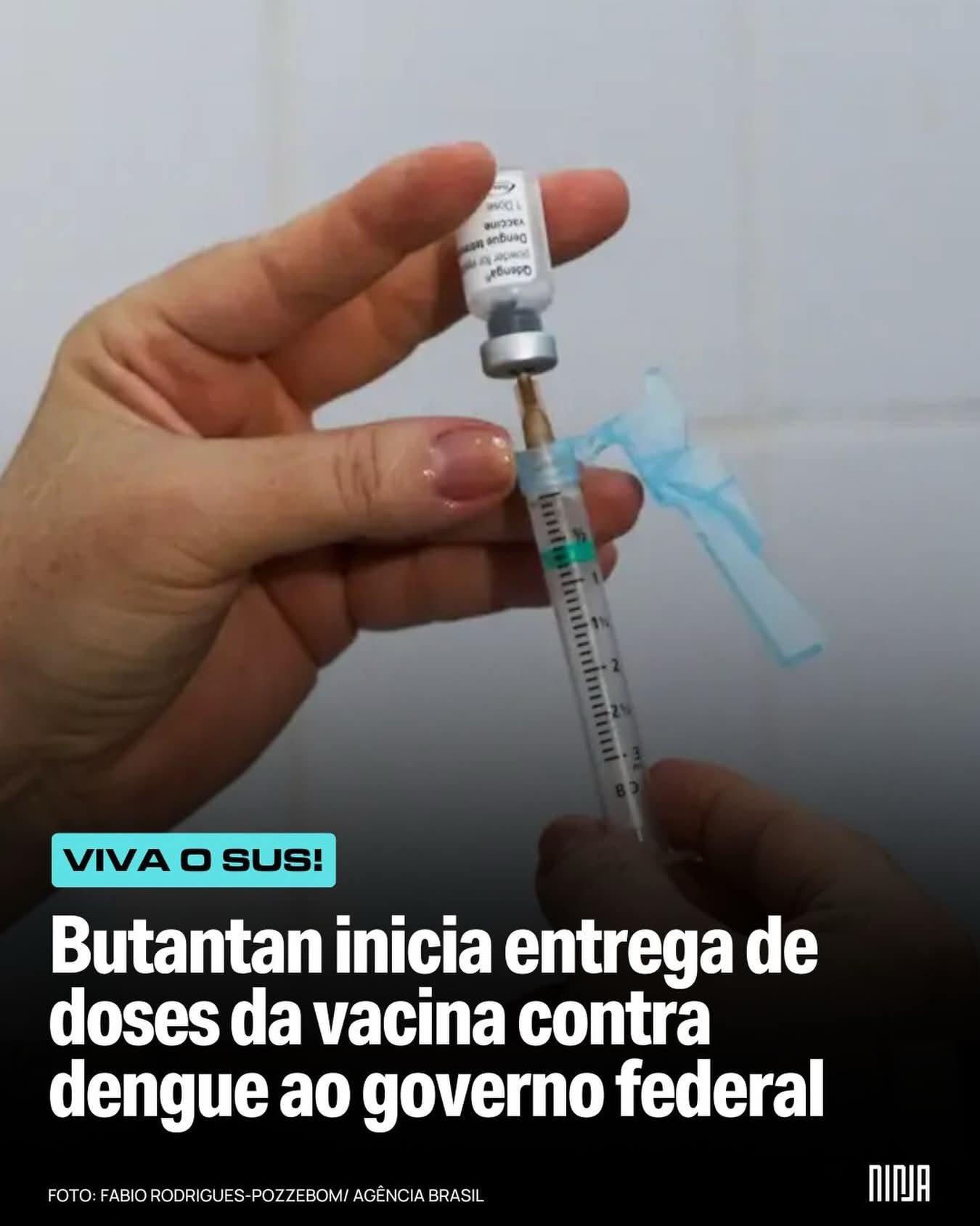 Butantan inicia entrega de doses da vacina contra dengue ao governo federal