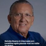 Galvão Bueno é internado em Londrina após passar mal na noite Natal