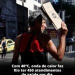 Com 40°C, onda de calor faz Rio ter 450 atendimentos de saúde por dia