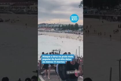 Ataque a tiros na praia mais popular da Austrália deixa ao menos 12 mortos