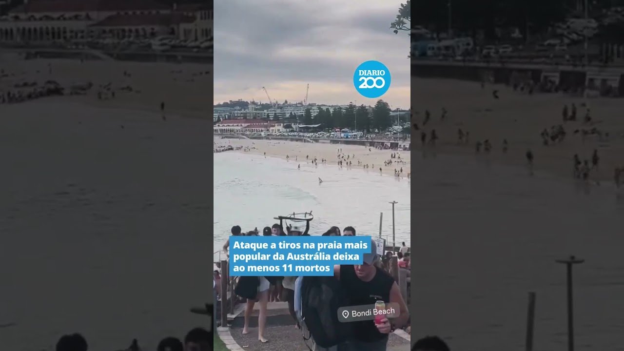 Ataque a tiros na praia mais popular da Austrália deixa ao menos 12 mortos