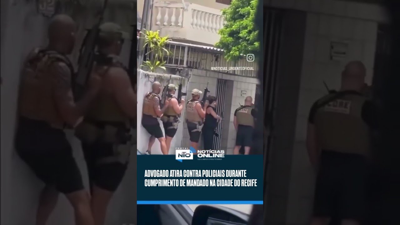 Advogado atira contra policiais no bairro de Santo Amaro em Recife!