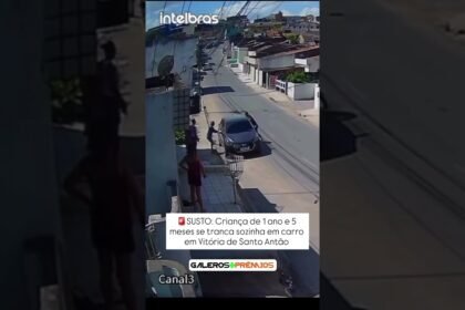 Criança de 1 ano e 5 meses se tranca sozinha em carro em Vitória de Santo Antão !