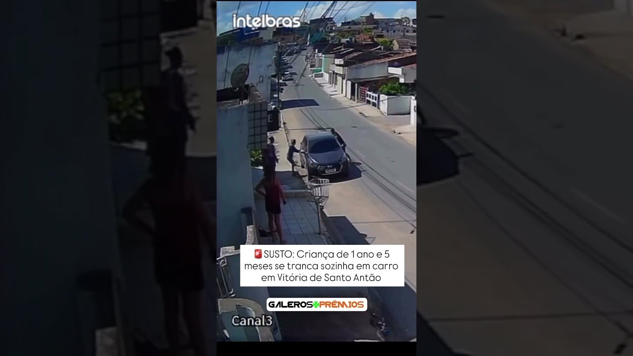 Criança de 1 ano e 5 meses se tranca sozinha em carro em Vitória de Santo Antão !
