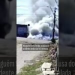 Caminhão betoneira explode em Fortaleza  !