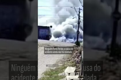 Caminhão betoneira explode em Fortaleza  !