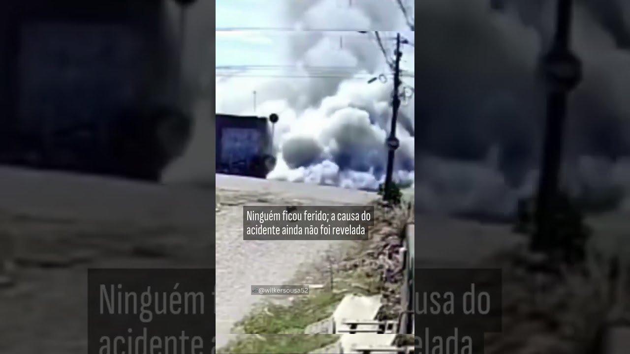 Caminhão betoneira explode em Fortaleza  !