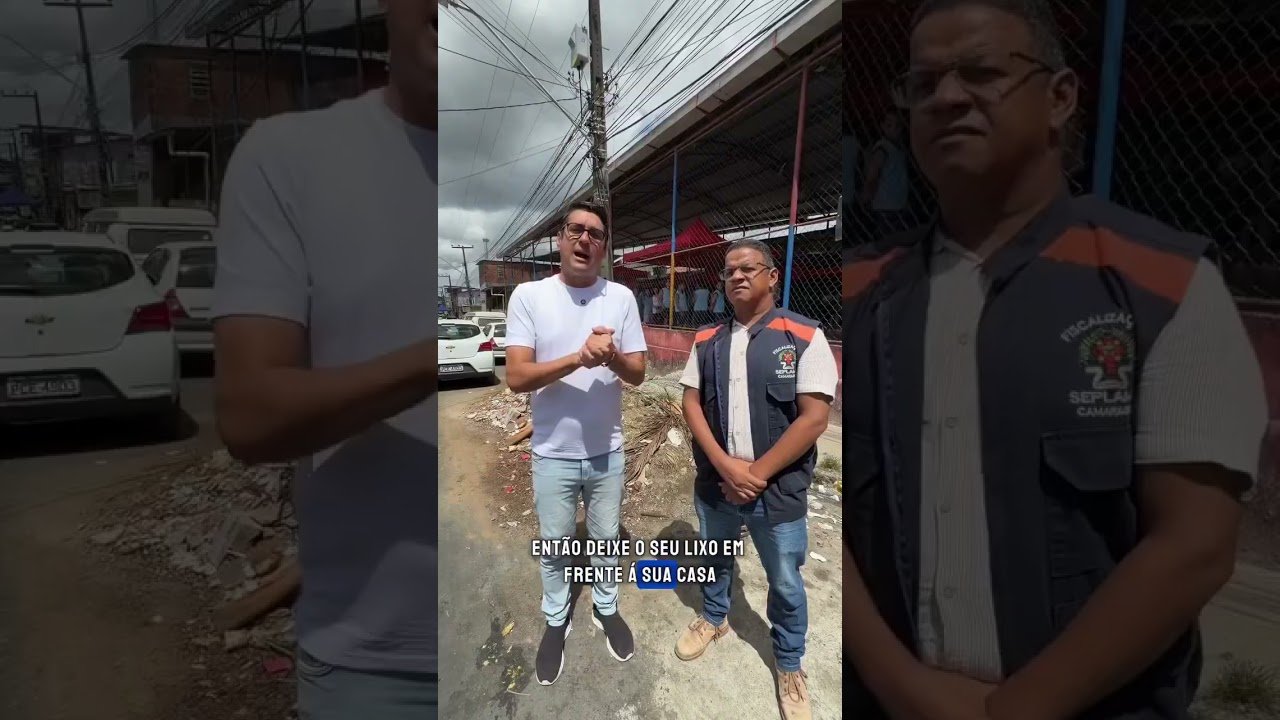 Prefeito Diego Cabral manda recado direto para quem insiste em jogar lixo nas ruas de Camaragibe
