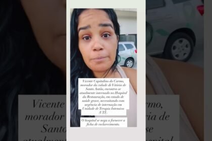Mulher faz graves denúncias contra o hospital da Restauração em Recife!