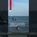 Ladrões de jet-ski assalta casal dentro d’água em praia de São Paulo!