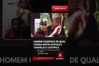 Marido confessa que matou a esposa e os três filhos do casal em São Paulo ! 💔😭