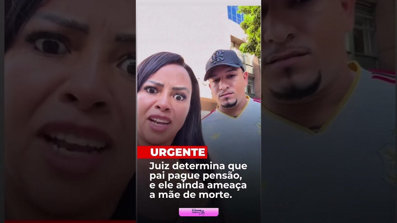 Juiz determina que pai pague pensão, e ele ainda ameaça a mãe de morte.
