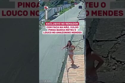 Homem armado de faca rouba celular de jovem em Manaus!