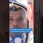 Um advogado, aparentemente possuído pela fúria da destruição, protagonizou uma cena de violência na avenida Timbiras. Bairro Cidade Nova, Zona Norte de Manaus.