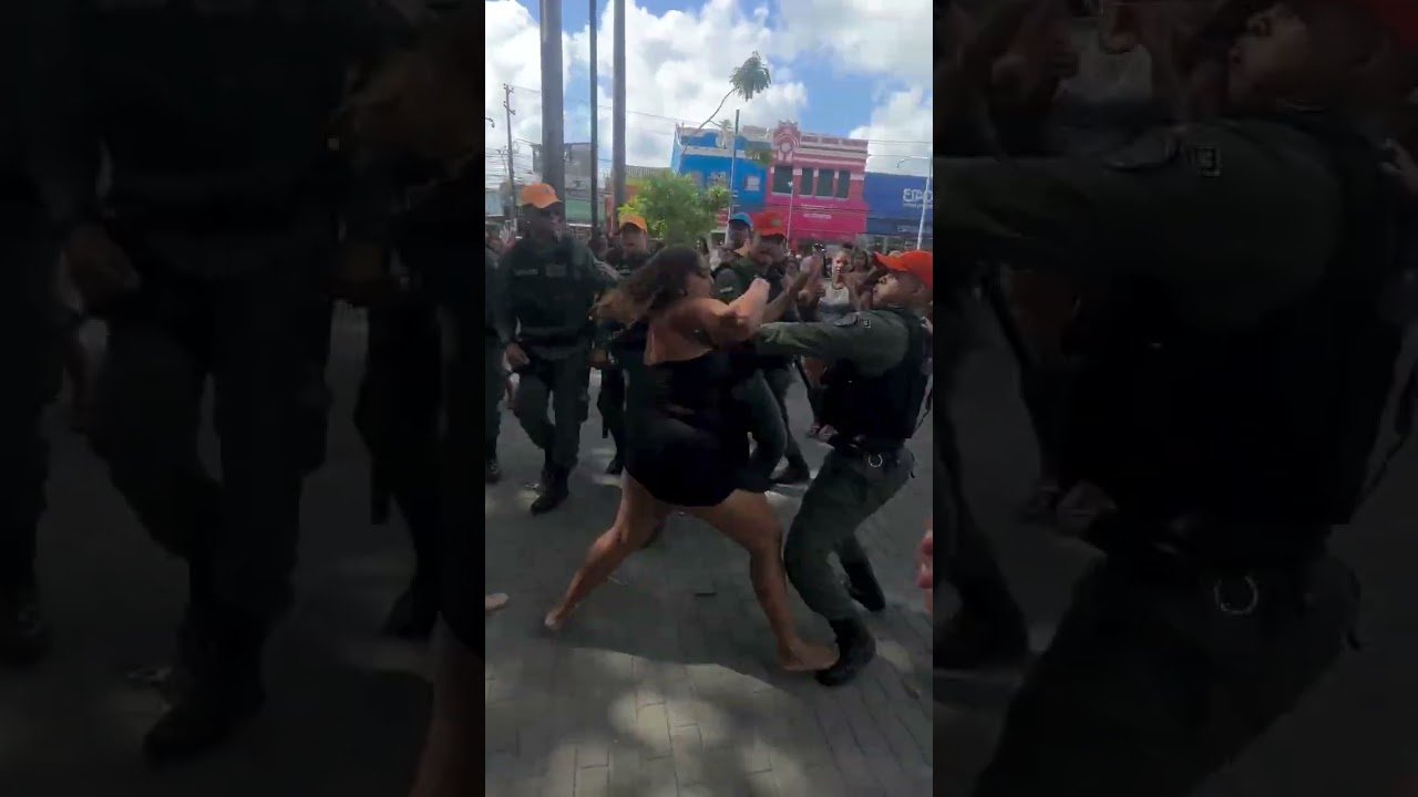 Show de Raphaela Santos termina em confusão e uma mulher é detida no bairro de Beberibe em Recife!