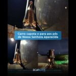 IMPRESSIONANTE! Mulher sai ilesa apos  sofrer acidente.