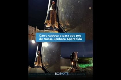 IMPRESSIONANTE! Mulher sai ilesa apos  sofrer acidente.