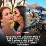 Tragédia em Canindé: Mãe e Filha morrem em acidente, irmã gêmea luta pela vida após transferência para Fortaleza