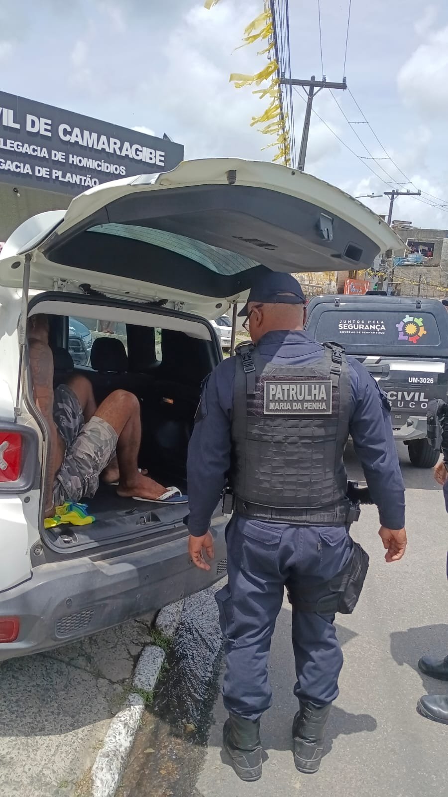 Homem é preso em flagrante pela Guarda-Municipal após Descumprimento de medida protetiva em Camaragibe!