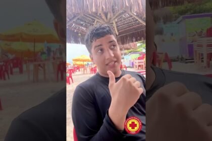 Bombeiros salvam mãe e dois filhos de morte por afogamento na Bahia