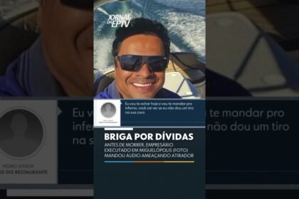 Nunca ameaçe ninguém! ANTES DE SER EXECUTADO EM MIGUELÓPOLIS VÍTIMA ENVIOU ÁUDIO AMEAÇANDO O ASSASSINO.