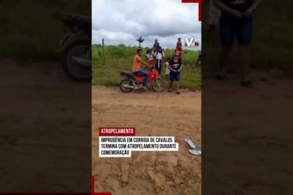 CORRIDA DE CAVALOS TERMINA COM HOMEM ATROPELADO !