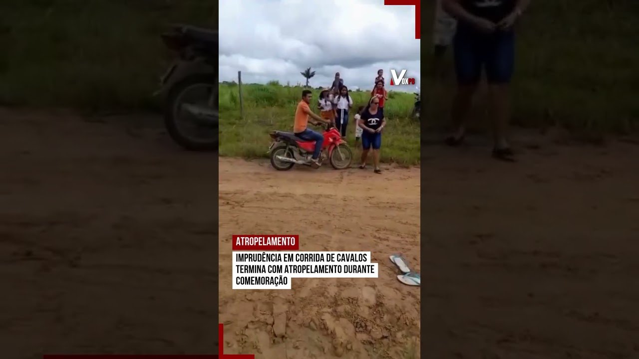 CORRIDA DE CAVALOS TERMINA COM HOMEM ATROPELADO !
