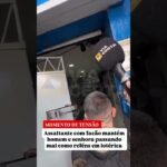 Assaltante armado de facão fez uma idosa e um homem de refém em casa lotérica em Natal!