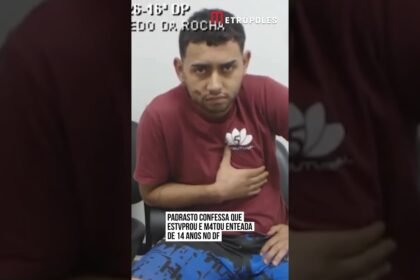 Padrasto é preso em flagrante após estuprar e matar enteada de 14 anos dentro de casa durante a madrugada.