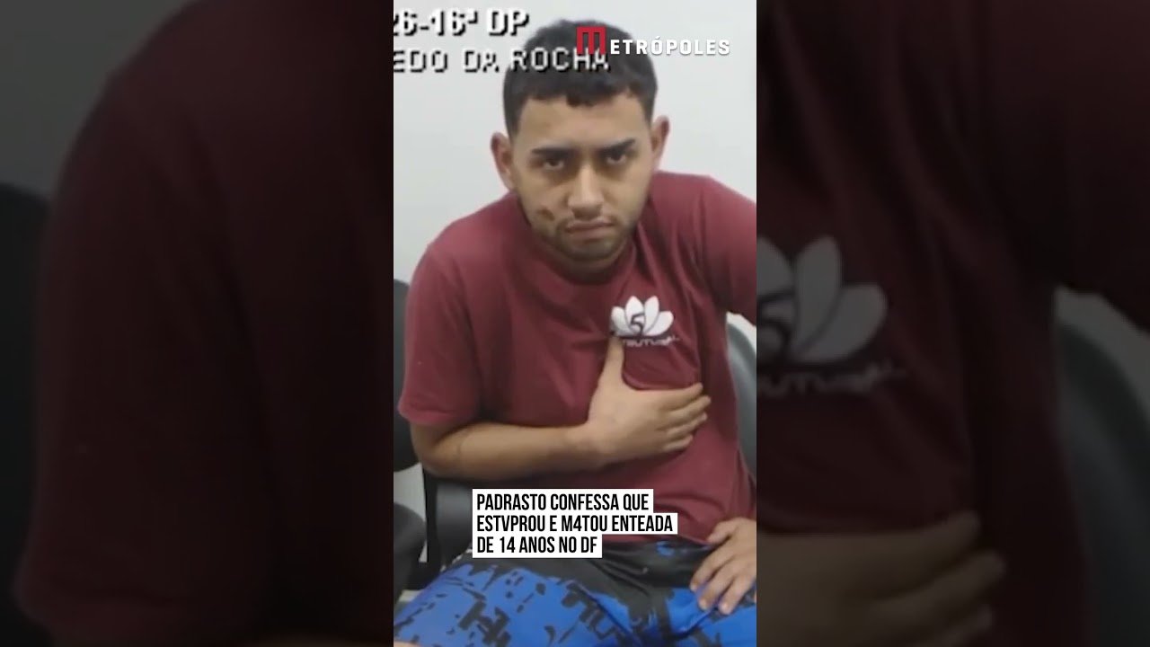 Padrasto é preso em flagrante após estuprar e matar enteada de 14 anos dentro de casa durante a madrugada.