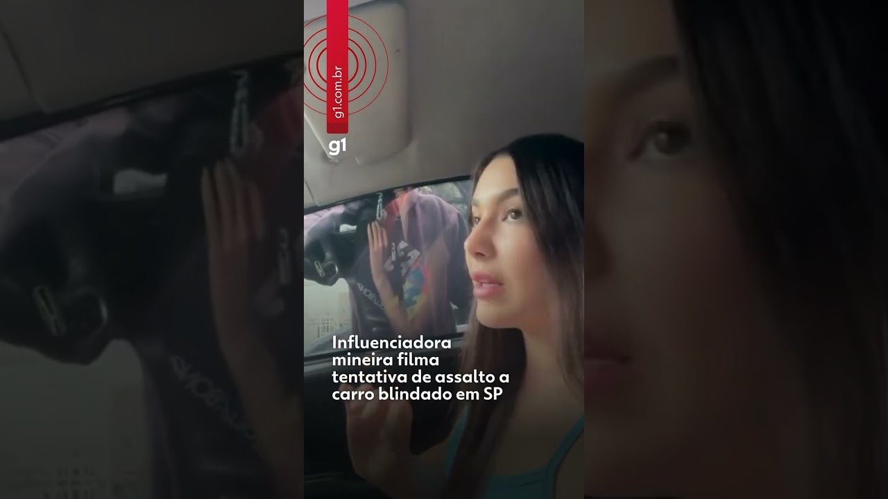 Influenciadora mineira filma tentativa de assalto a carro blindado em São Paulo ! 😱