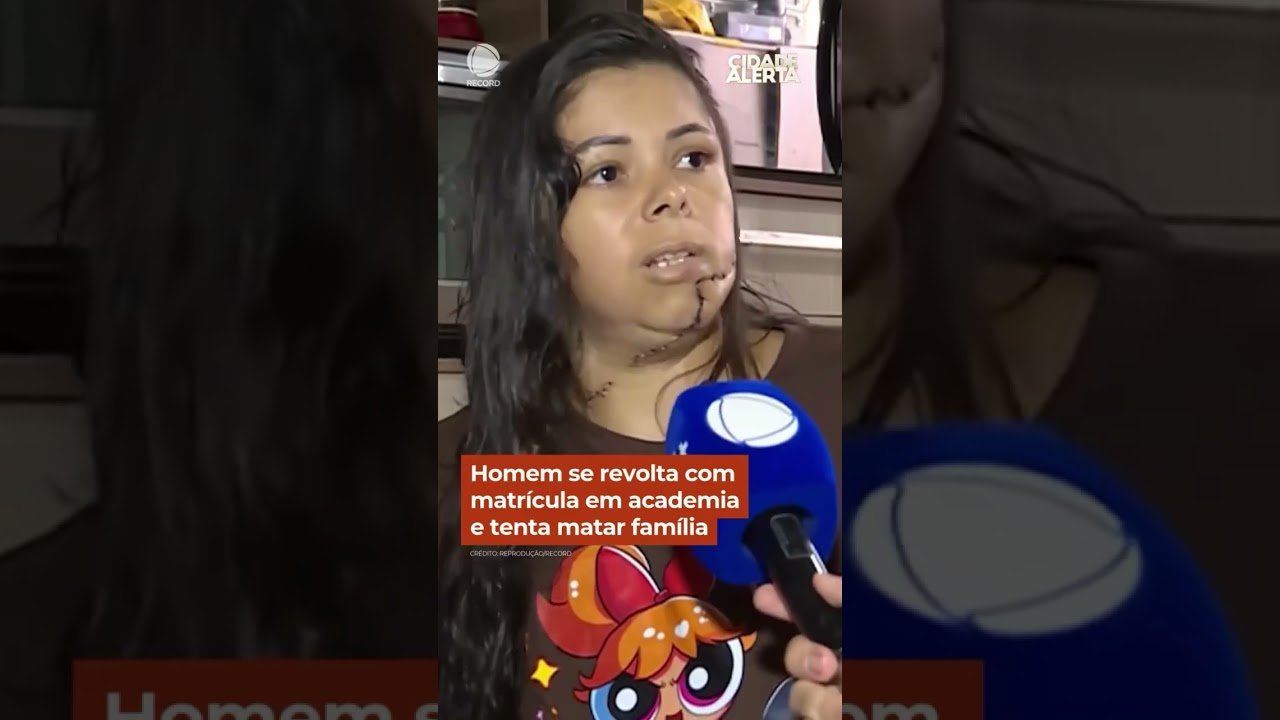 Homem se revolta com matrícula em academia e tenta matar a mulher e o filho de seis anos com facadas