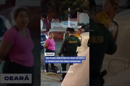 Cinco pessoas foram presas ao tentar sequestrar crianças no Ceará !