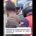 Mototaxista contém suspeito após tentativa de homicídio no centro de Ouricuri!