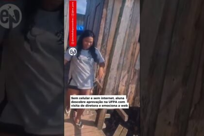 Sem celular e sem internet, aluna descobre aprovação na UFPA com visita de diretora e emociona a web !