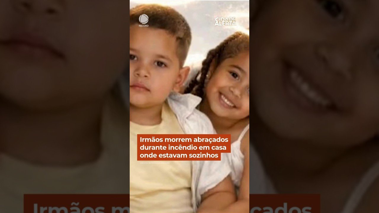 Irmãos morrem abraçados durante incêndio em casa onde estavam sozinhos em Pernambuco!
