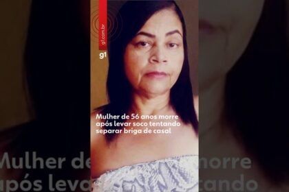 Mulher de 56 anos morre após levar soco tentando separar briga de casal !