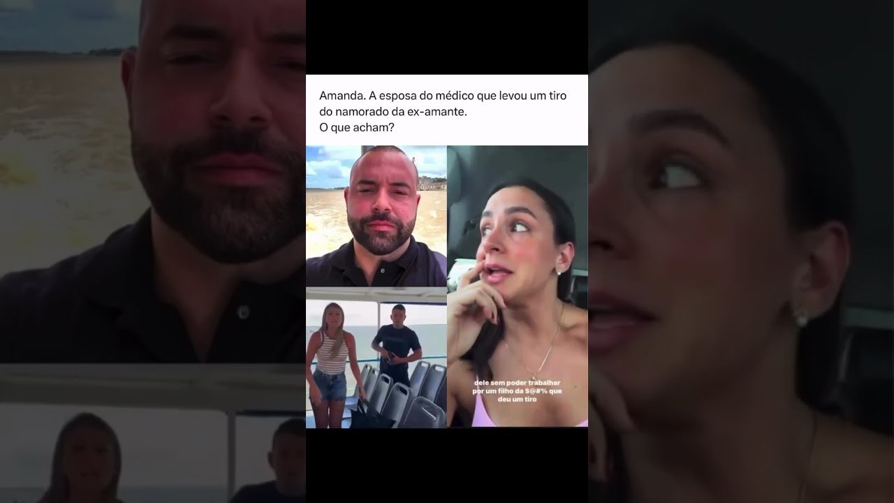 Veja o relato da esposa do médico que levou um tiro do namorado da ex-amante ! O que acham?