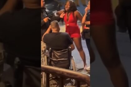 Mulher embriagada tenta matar cadeirante atropelado na frente de bar em São Paulo!