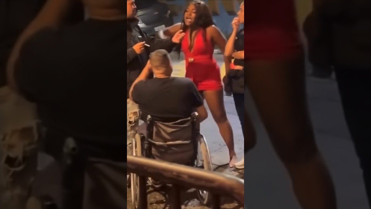 Mulher embriagada tenta matar cadeirante atropelado na frente de bar em São Paulo!