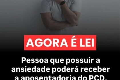 Pessoa que possuir a ansiedade poderá receber a aposentadoria do PCD, que é paga pelo INSS no valor de até R$ 8.000,00.