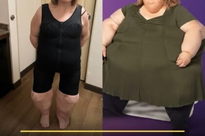 Ela participou do Quilos Mortais e pesava mais de 300kg, hoje em dia ela perdeu 225kg após bariátrica