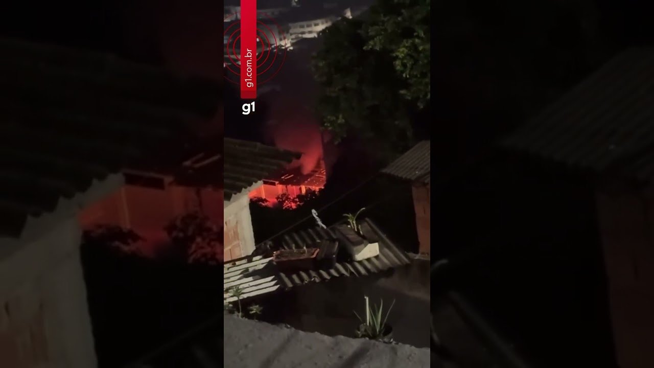 Porteiro salva esposa e quatro filhas após explosão de botijão de gás incendiar casa em Vitória