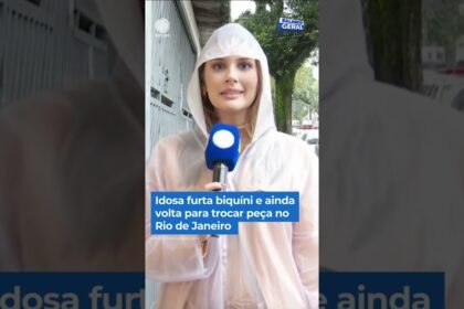 Idosa furta biquíni e ainda volta para trocar peça no Rio de Janeiro