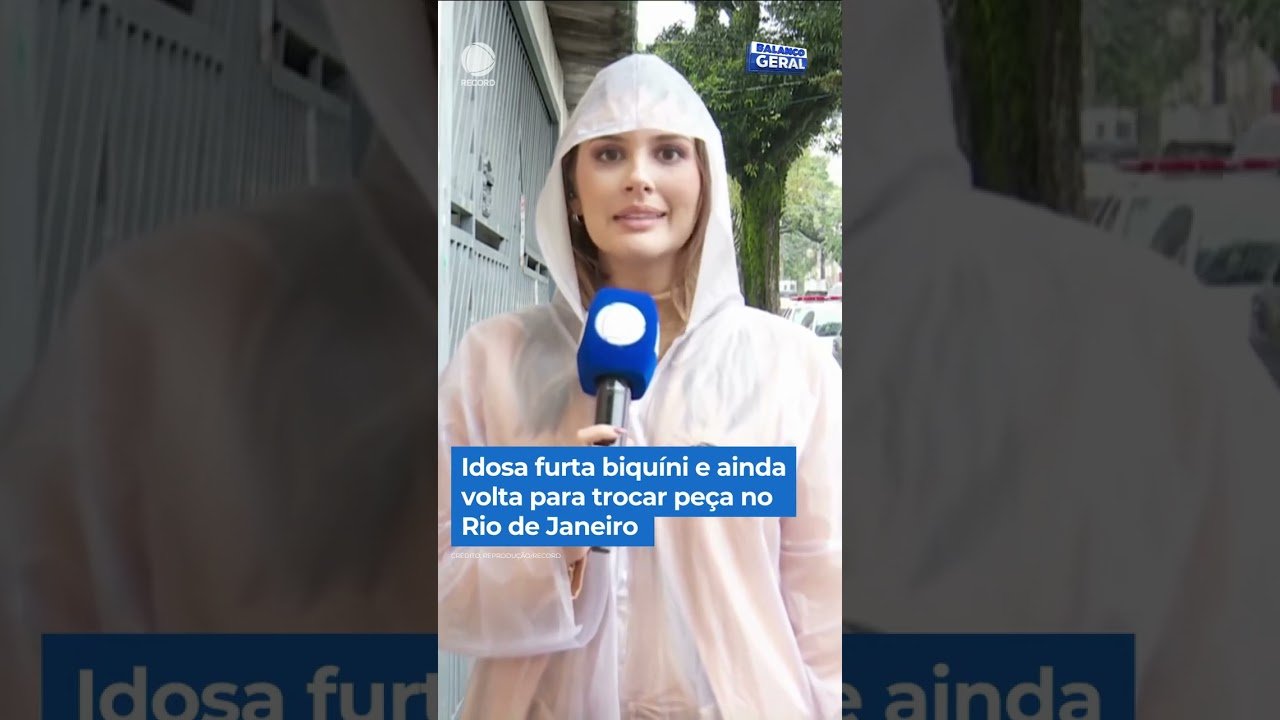 Idosa furta biquíni e ainda volta para trocar peça no Rio de Janeiro