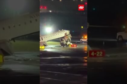 DUAS PESSOAS MORREM APÓS AVIÃO COLIDIR COM CAMINHÃO NO LAGUARDIA EM NOVA YORK