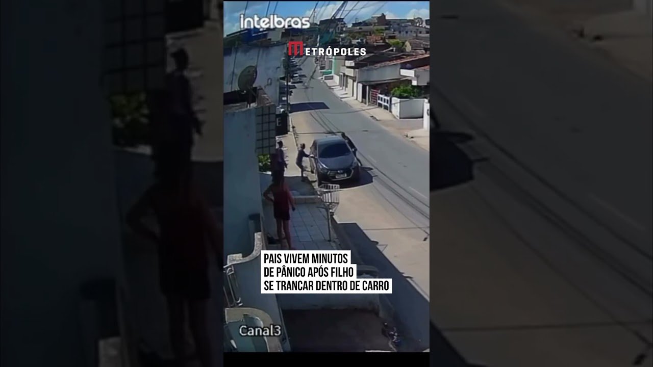 PAIS VIVEM MINUTOS DE PÂNICO APÓS FILHO SE TRANCAR DENTRO DE CARRO ! 🥺