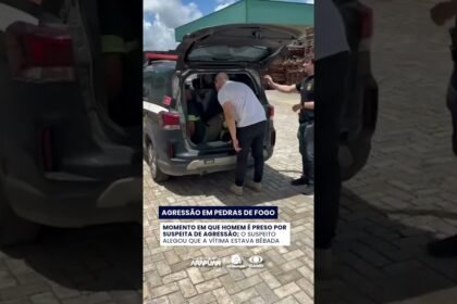 Homem chora ao ser preso após agredir covardemente a esposa na Paraíba!